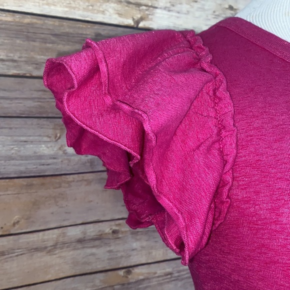 🎈Sale🎈Loft Ruffle Detailed Sleeve Top - Picture 3 of 6